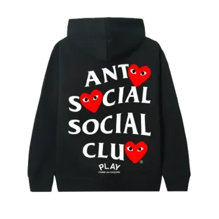 ASSC X COMME des GARCONS Black Hoodie