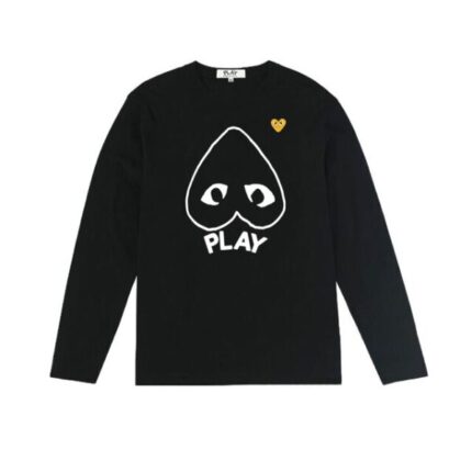 CDG Men Yellow Heart Logo Sweatshirt