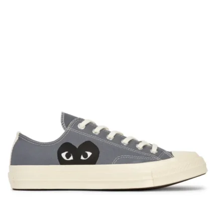 CONVERSE BLACK HEART GREY LOW TOP