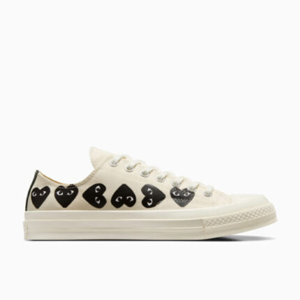 CONVERSE MULTI HEARTS LOW TOP WHITE