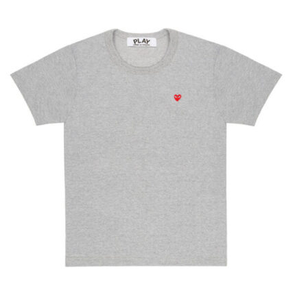 PLAY BASIC SMALL EMBLEM T-SHIRT (GREY)