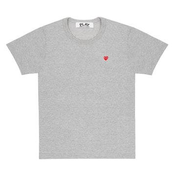 PLAY COLOURED SMALL EMBLEM T-SHIRT (GREY)